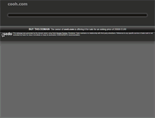 Tablet Screenshot of cooh.com